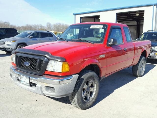 1FTZR15E34PB65741 - 2004 FORD RANGER SUP RED photo 2