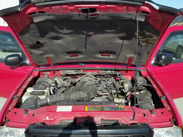 1FTZR15E34PB65741 - 2004 FORD RANGER SUP RED photo 7