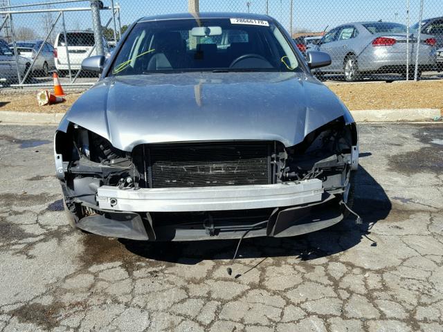 WAUDF78E57A158117 - 2007 AUDI A4 2.0T QU GRAY photo 9