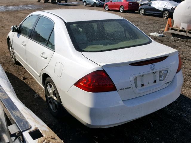 1HGCM56376A042069 - 2006 HONDA ACCORD SE WHITE photo 3