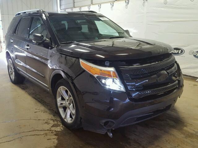 1FM5K8F83EGA15548 - 2014 FORD EXPLORER L BROWN photo 1