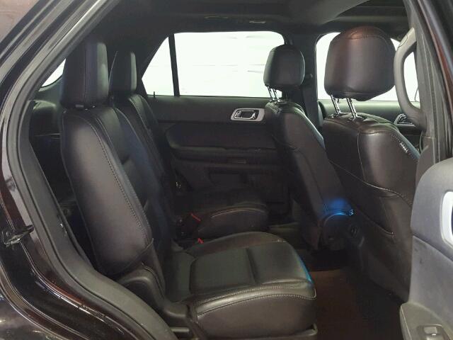 1FM5K8F83EGA15548 - 2014 FORD EXPLORER L BROWN photo 6