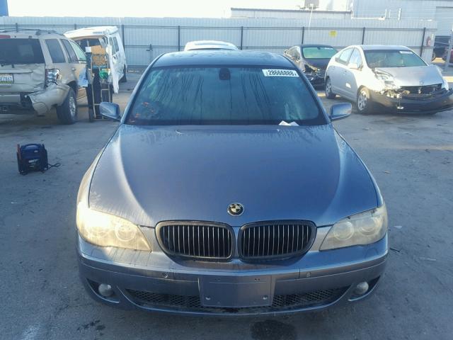 WBAHL83526DT02906 - 2006 BMW 750 I GRAY photo 9