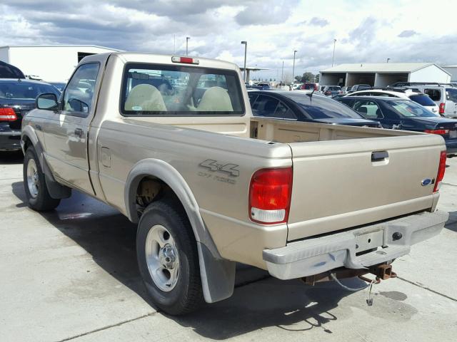 1FTYR11V6YPA88029 - 2000 FORD RANGER TAN photo 3