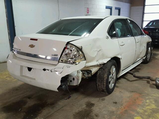 2G1WB57K991289012 - 2009 CHEVROLET IMPALA WHITE photo 4