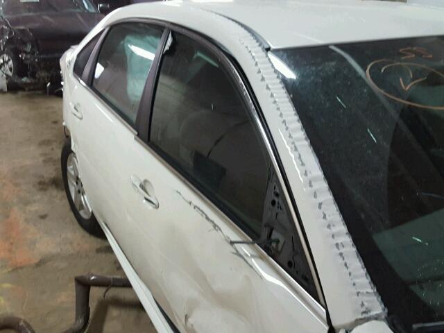 2G1WB57K991289012 - 2009 CHEVROLET IMPALA WHITE photo 9