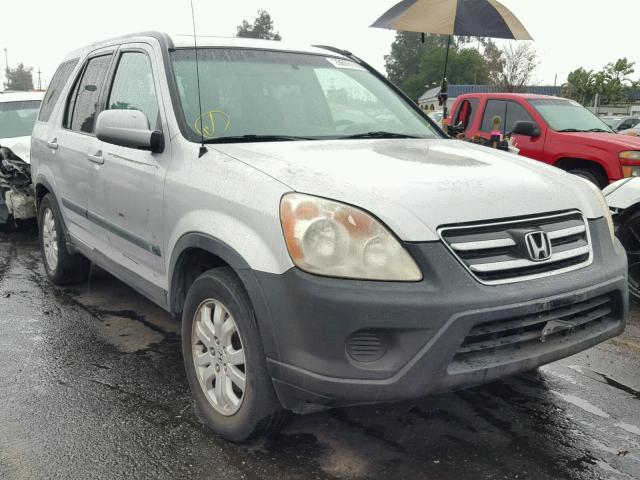 JHLRD78895C048510 - 2005 HONDA CR-V EX SILVER photo 1