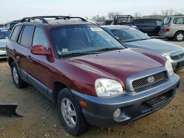 KM8SC13D84U798844 - 2004 HYUNDAI SANTA FE G RED photo 1