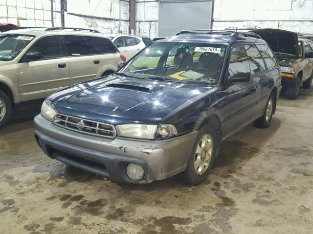 4S3BG6853W6650745 - 1998 SUBARU LEGACY 30T BLUE photo 2