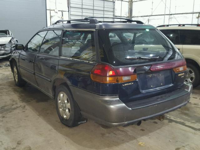 4S3BG6853W6650745 - 1998 SUBARU LEGACY 30T BLUE photo 3