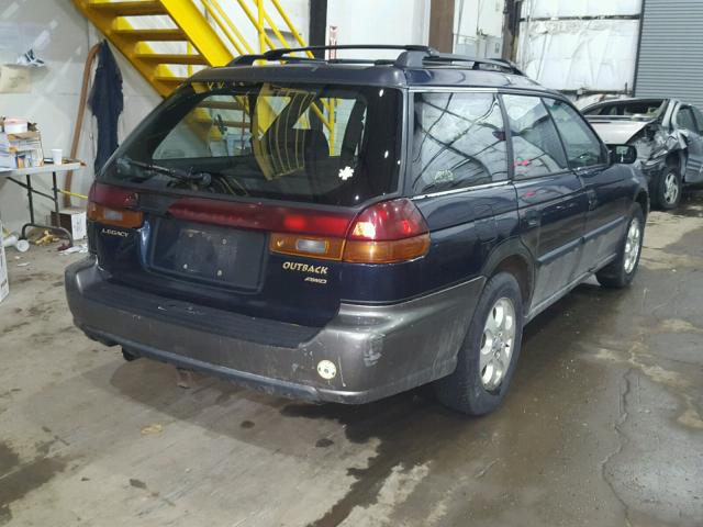 4S3BG6853W6650745 - 1998 SUBARU LEGACY 30T BLUE photo 4