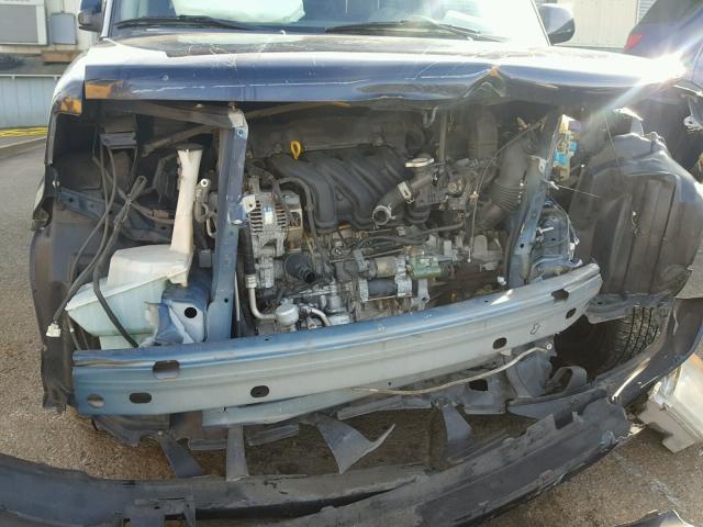 JTLKT334350177704 - 2005 TOYOTA SCION XB BLACK photo 9