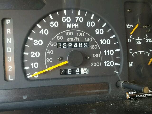 JAEDJ58V2T7B01122 - 1996 ACURA SLX GREEN photo 8