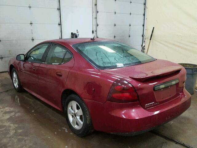 2G2WP552861132518 - 2006 PONTIAC GRAND PRIX MAROON photo 3