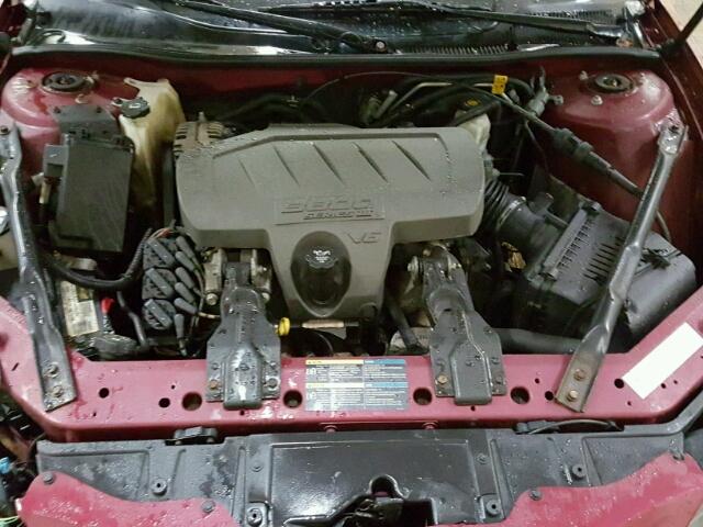 2G2WP552861132518 - 2006 PONTIAC GRAND PRIX MAROON photo 7