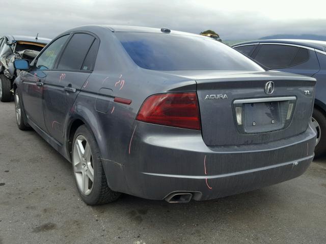 19UUA66274A024078 - 2004 ACURA TL GRAY photo 3