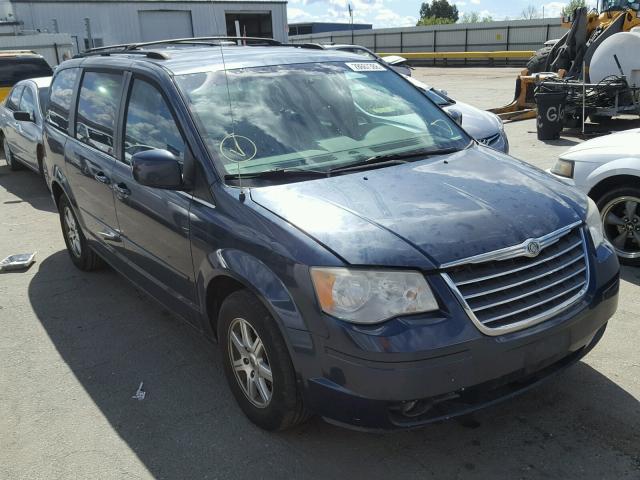 2A8HR54P68R725481 - 2008 CHRYSLER TOWN & COU BLACK photo 1