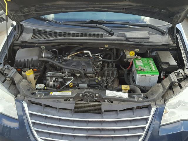 2A8HR54P68R725481 - 2008 CHRYSLER TOWN & COU BLACK photo 7