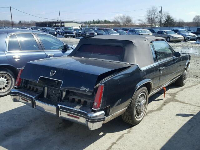 1G6EL6781FE635058 - 1985 CADILLAC ELDORADO B BLACK photo 4