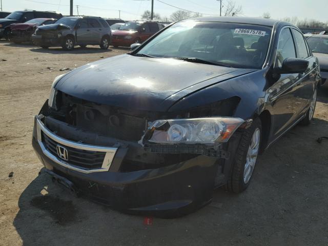 JHMCP26868C076719 - 2008 HONDA ACCORD EXL BLACK photo 2