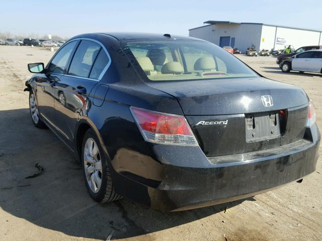 JHMCP26868C076719 - 2008 HONDA ACCORD EXL BLACK photo 3