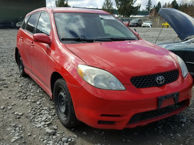 2T1KR38E33C140103 - 2003 TOYOTA COROLLA MA RED photo 1