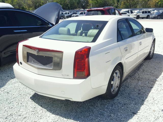 1G6DM577240107081 - 2004 CADILLAC CTS WHITE photo 4