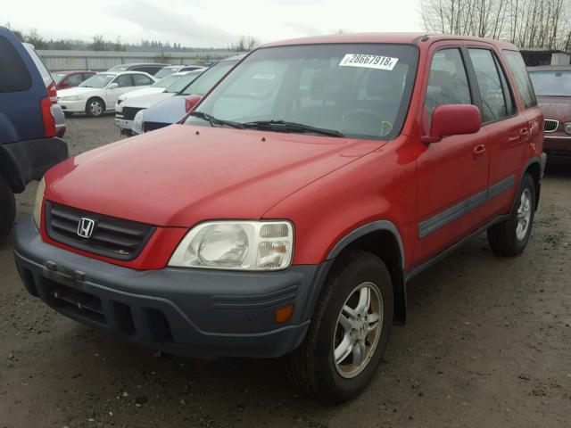 JHLRD1860YC003777 - 2000 HONDA CR-V EX RED photo 2