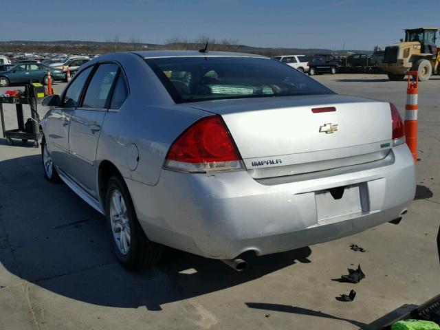 2G1WF5E31D1220131 - 2013 CHEVROLET IMPALA LS SILVER photo 3