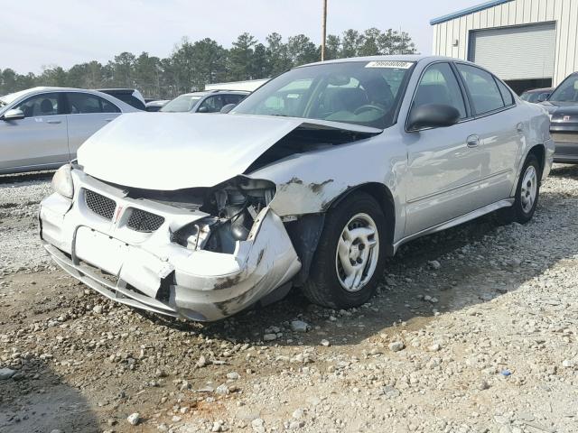 1G2NE52F75M251513 - 2005 PONTIAC GRAND AM S 银色 照片 2