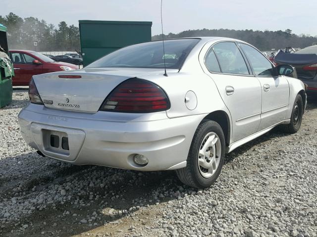 1G2NE52F75M251513 - 2005 PONTIAC GRAND AM S 银色 照片 4