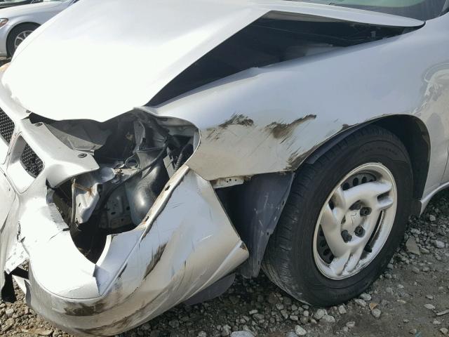 1G2NE52F75M251513 - 2005 PONTIAC GRAND AM S 银色 照片 9