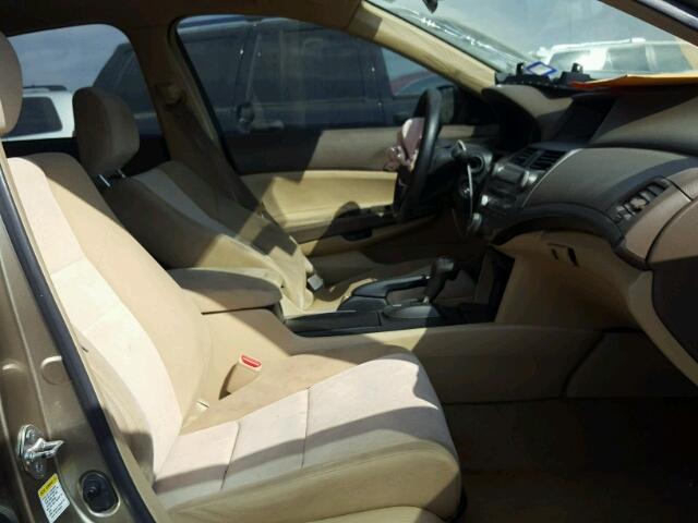 JHMCP26378C046049 - 2008 HONDA ACCORD LX TAN photo 5