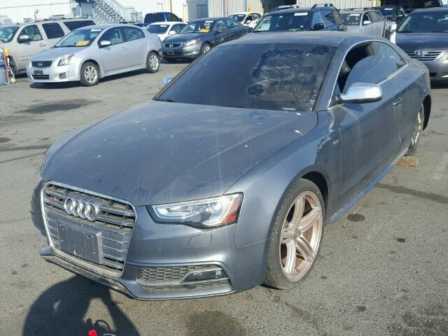 WAUCGAFR2DA031221 - 2013 AUDI S5 PREMIUM GRAY photo 2