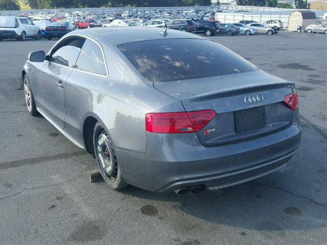 WAUCGAFR2DA031221 - 2013 AUDI S5 PREMIUM GRAY photo 3