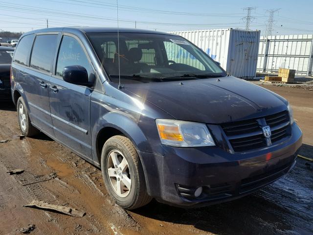 2D8HN54P88R741377 - 2008 DODGE GRAND CARA BLUE photo 1