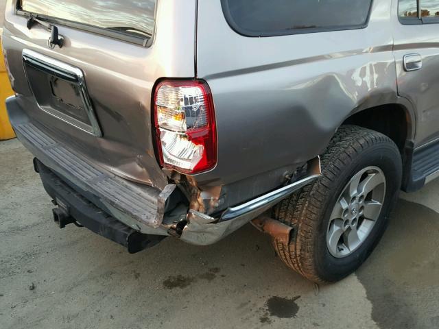 JT3GN86R920234505 - 2002 TOYOTA 4RUNNER SR TAN photo 9