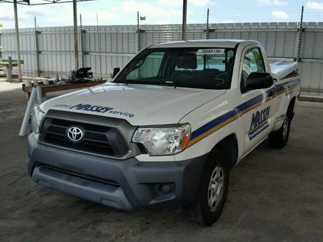 5TFNX4CN3CX016558 - 2012 TOYOTA TACOMA WHITE photo 2