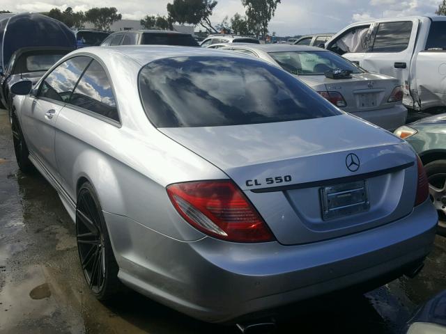 WDDEJ71X98A016314 - 2008 MERCEDES-BENZ CL 550 SILVER photo 3