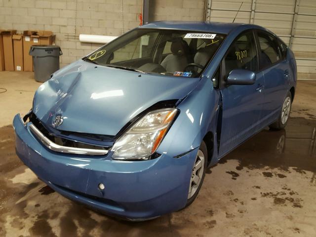 JTDKB20UX87730583 - 2008 TOYOTA PRIUS BLUE photo 2