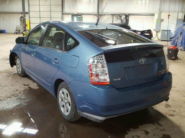 JTDKB20UX87730583 - 2008 TOYOTA PRIUS BLUE photo 3