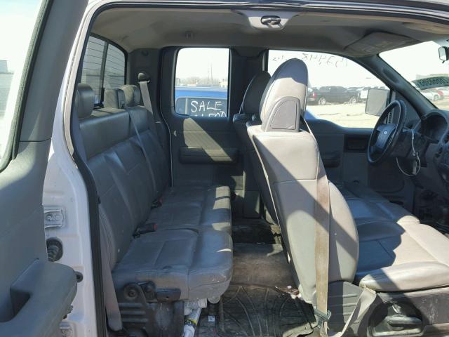 1FTVX14505NB40539 - 2005 FORD F150 WHITE photo 6