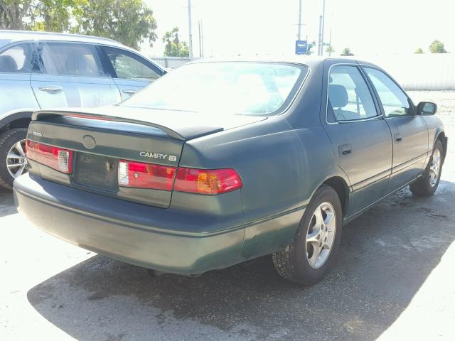 4T1BG22K11U096256 - 2001 TOYOTA CAMRY CE GREEN photo 4