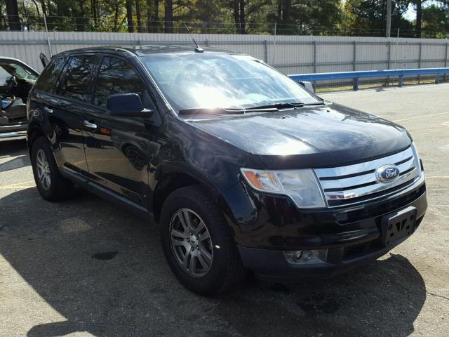 2FMDK38C28BA55485 - 2008 FORD EDGE SEL BLACK photo 1