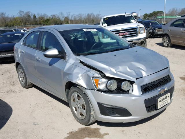 1G1JA5SH1E4125762 - 2014 CHEVROLET SONIC LS SILVER photo 1