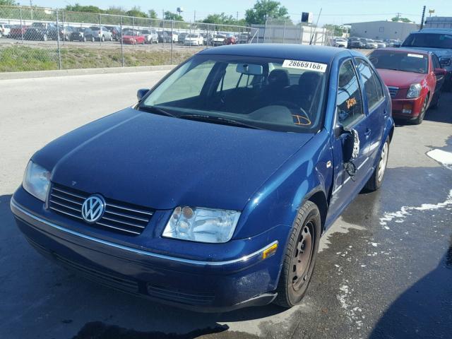 3VWRK69M34M030295 - 2004 VOLKSWAGEN JETTA GL BLUE photo 2