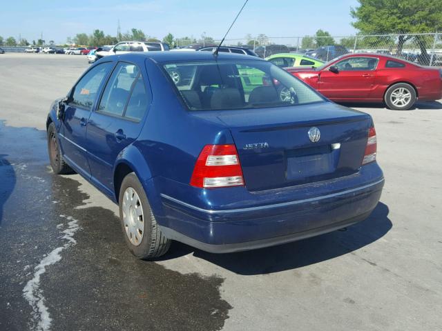 3VWRK69M34M030295 - 2004 VOLKSWAGEN JETTA GL BLUE photo 3