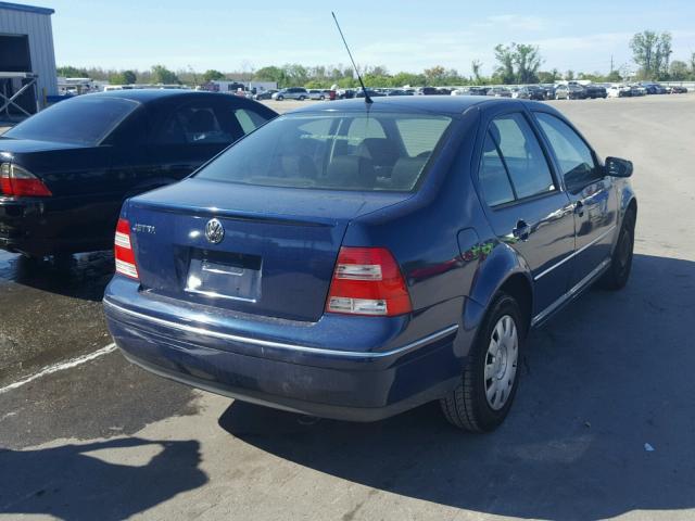 3VWRK69M34M030295 - 2004 VOLKSWAGEN JETTA GL BLUE photo 4