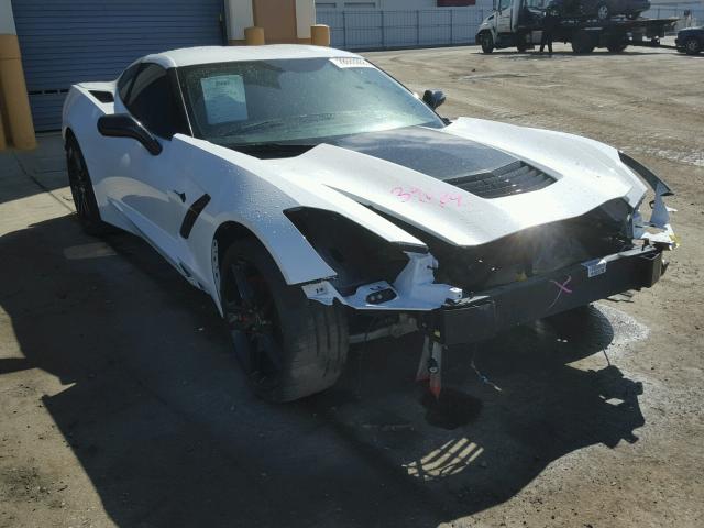 1G1YB2D77G5114020 - 2016 CHEVROLET CORVETTE S WHITE photo 1