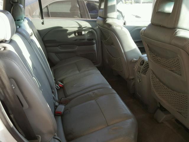 5FNYF18525B045411 - 2005 HONDA PILOT EXL WHITE photo 6